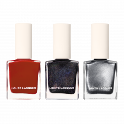 The three new colors in the "Los Barrios" collection. (Photo courtesy of Lights Lacquer.)